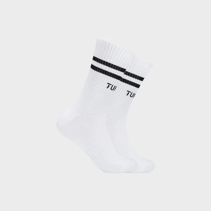 Ribbed U Crew Socks