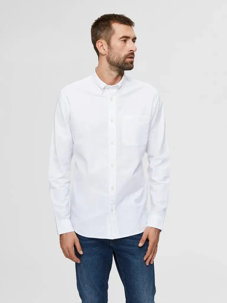 Rick Oxfordskjorte - White