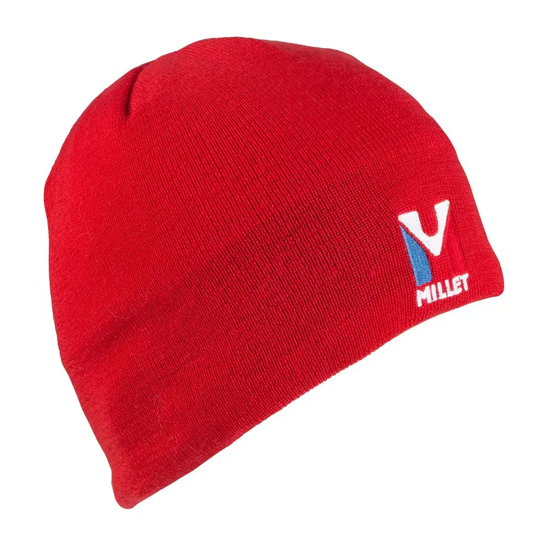 Rød Active wool beanie