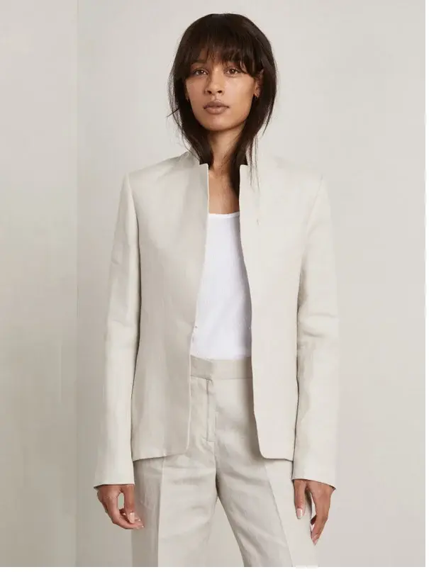 Sand Bruno Linen Blazer