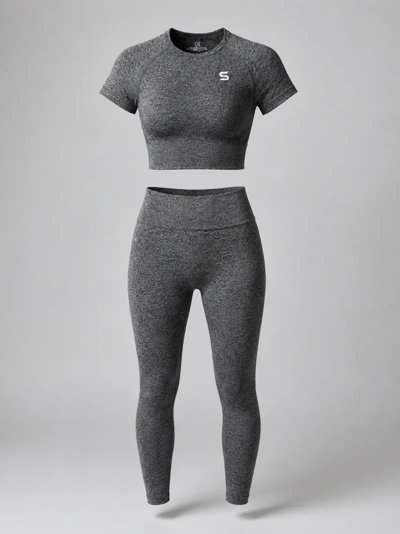 Seamless Solid Set – Grå