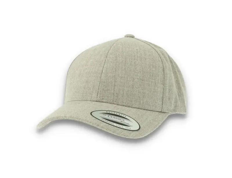 Snapback Baseball Cap Heather Grey 6363SP