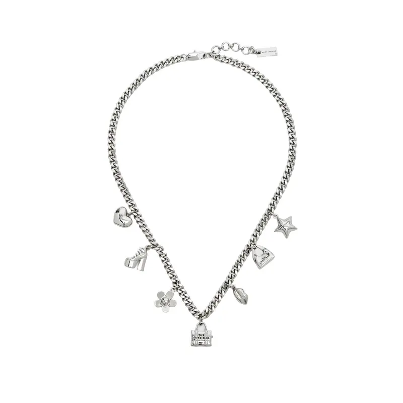 Sølv Mini Icon Charm Necklace