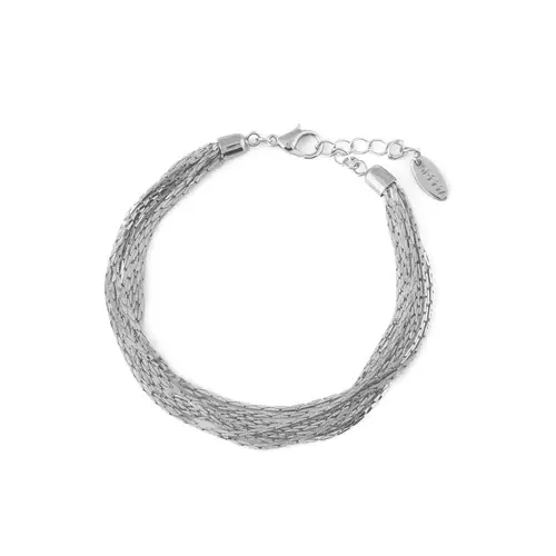Sølv Multi Chain 8 bracelet
