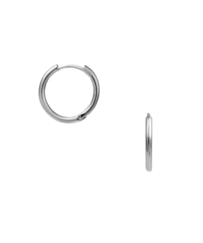 Sølv Small Micro Hoop 15mm
