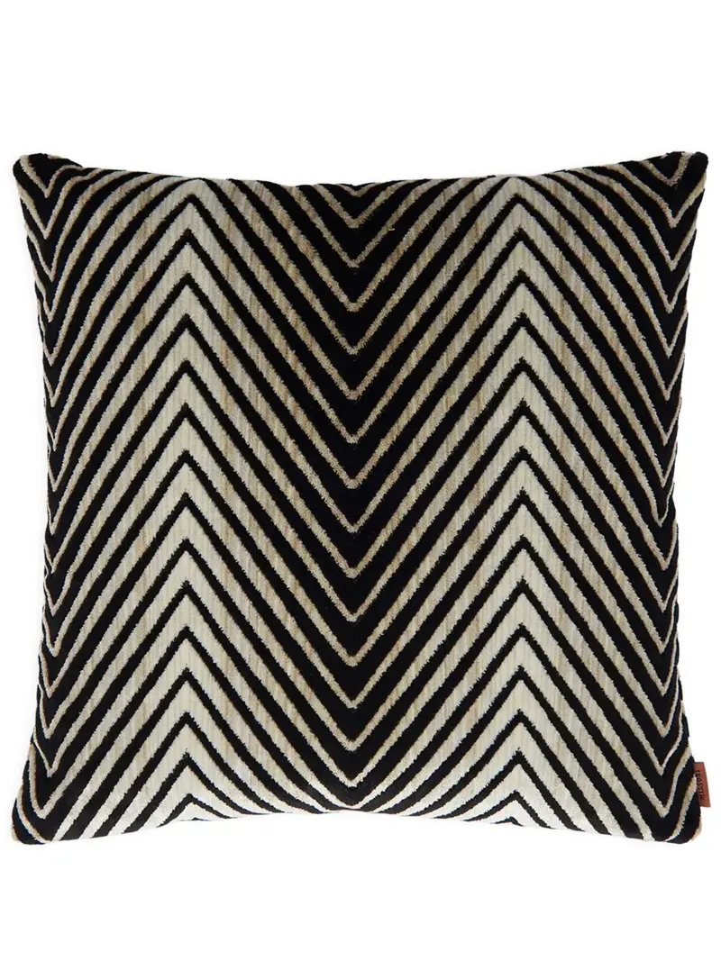 Sort/Beige Ziggy Cushion