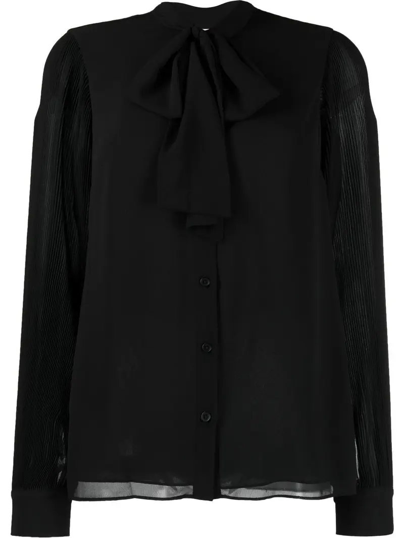 Sort Bow Tie Top