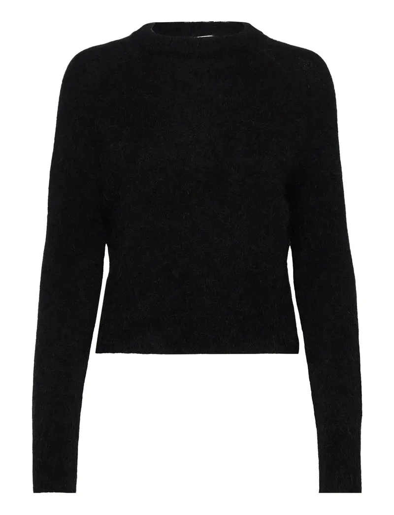 Sort Mohair Girlfriend Sweater