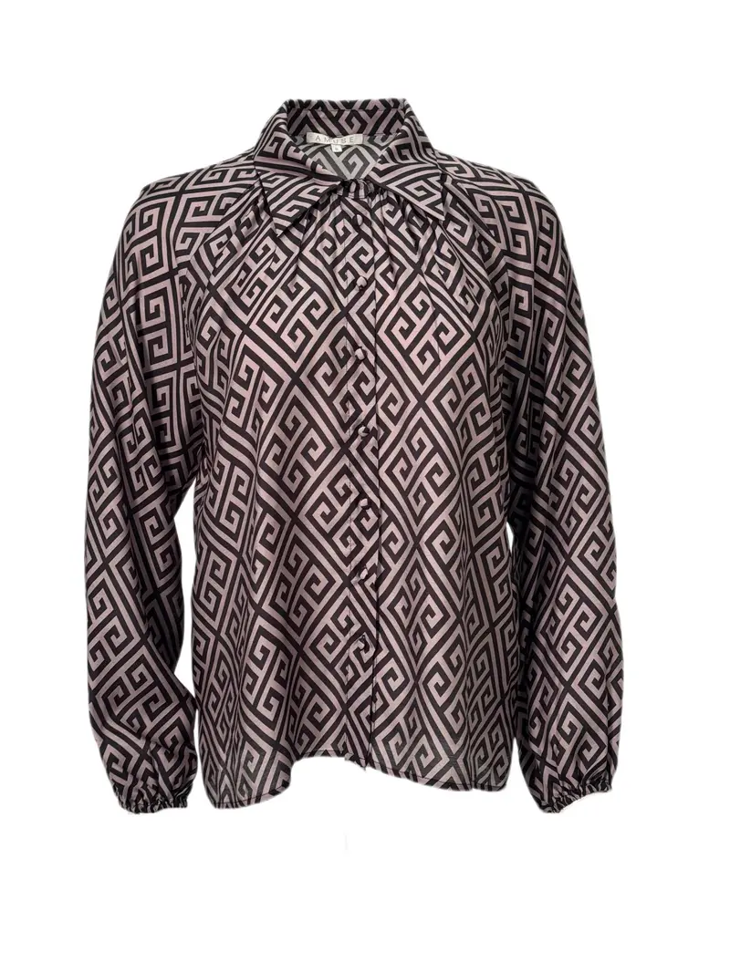 Sort/sand Etta bluse