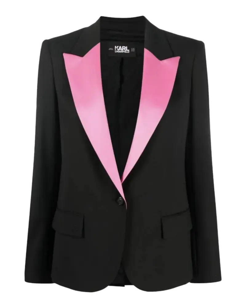 Sort Satine Lapel Tailored blazer