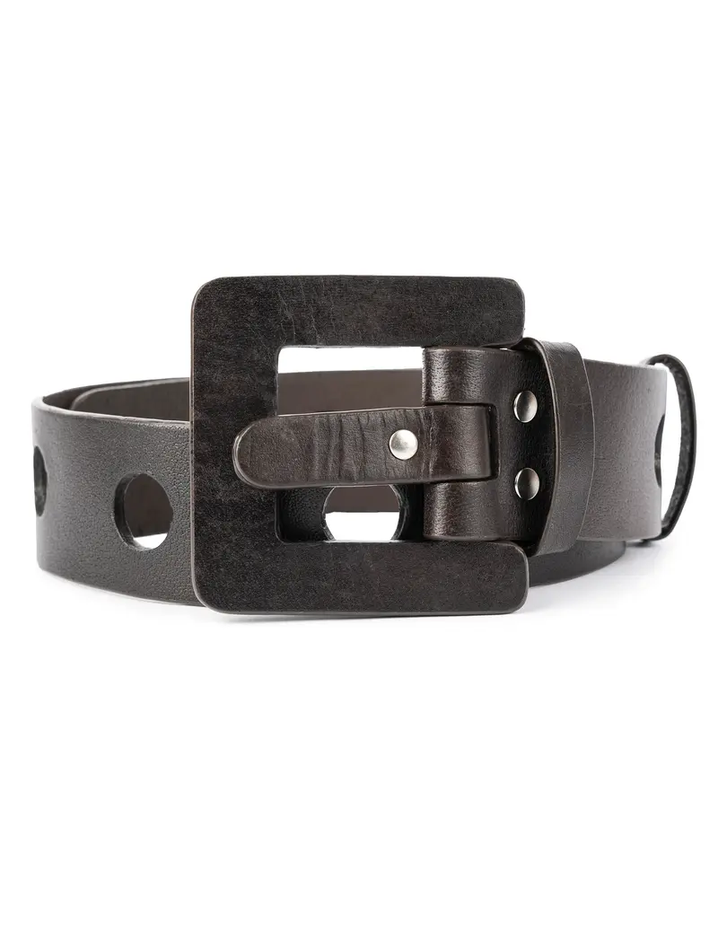 Square skinn belte