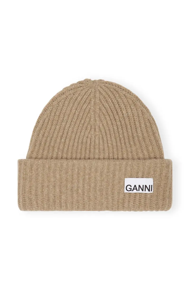 Starfish Beige Rib Beanie