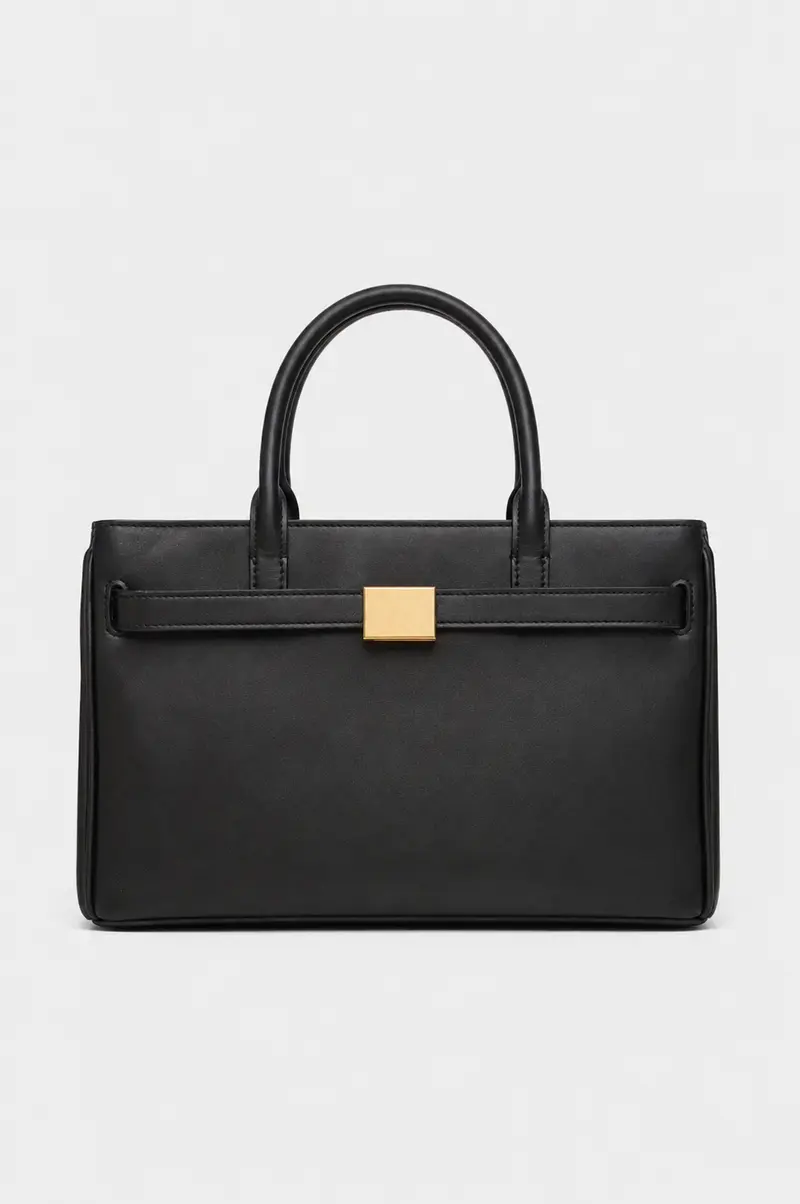 THE NORMA BAG - BLACK SMOOTH