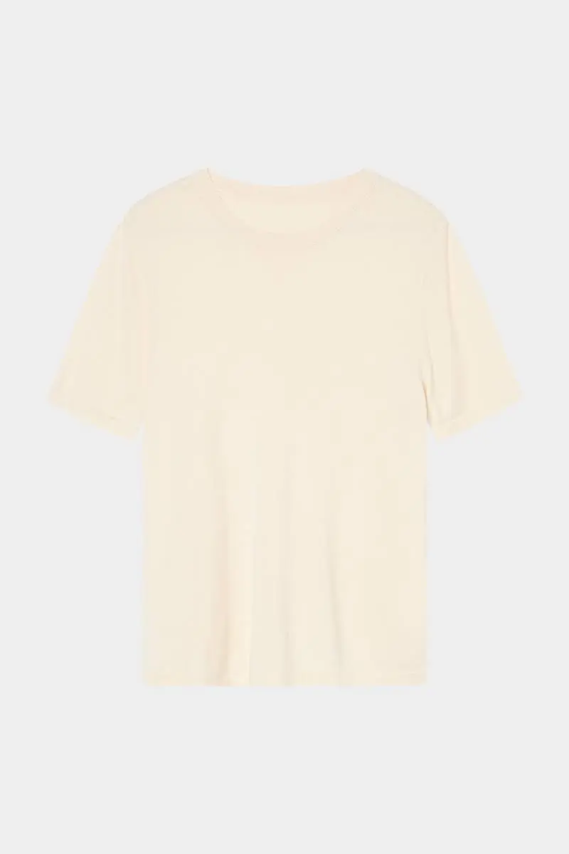 THE SILK TEE - IVORY