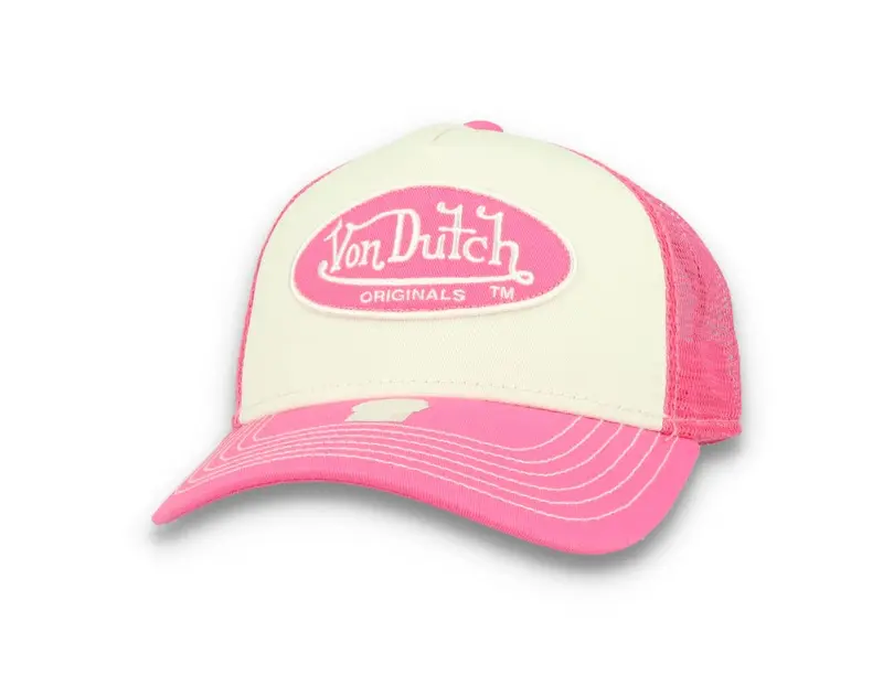 Trucker Boston White/Pink