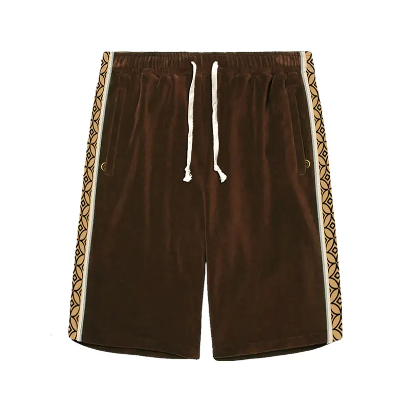 Velour Bermuda Shorts