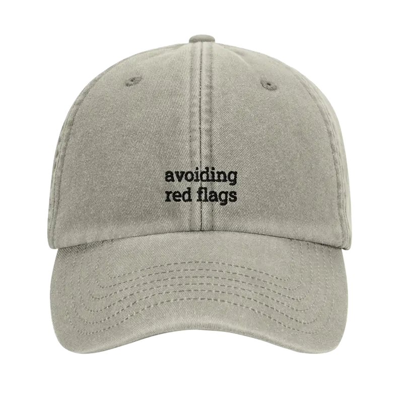 VINTAGE DAD CAP - AVOIDING RED FLAGS