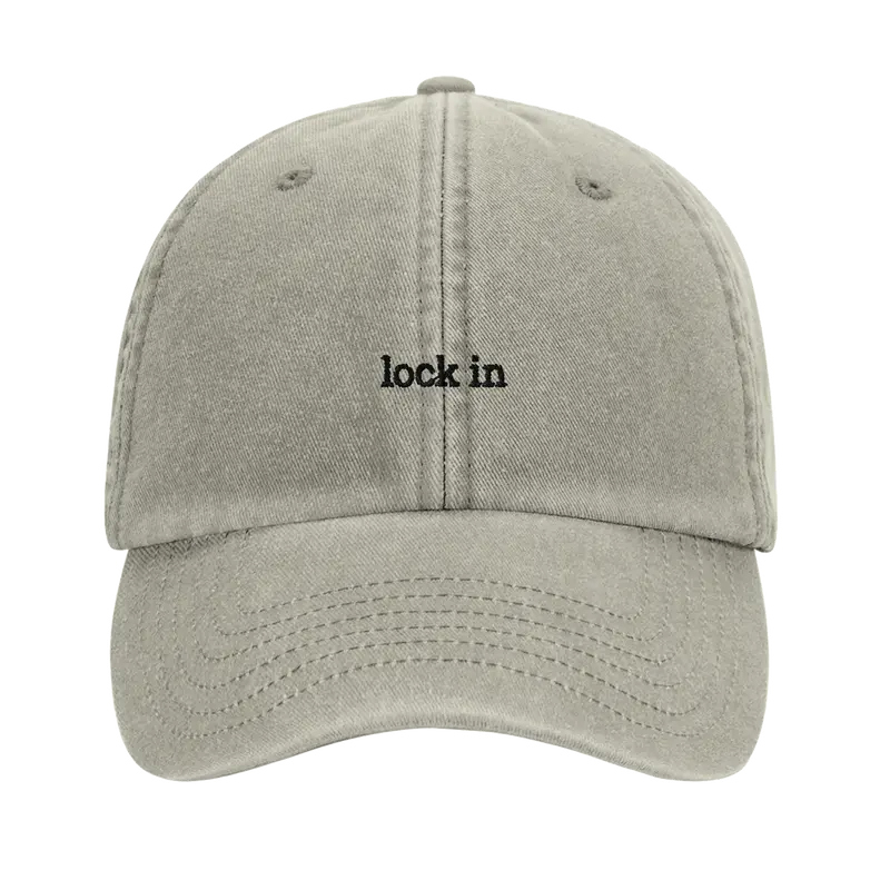 VINTAGE DAD CAP - LOCK IN