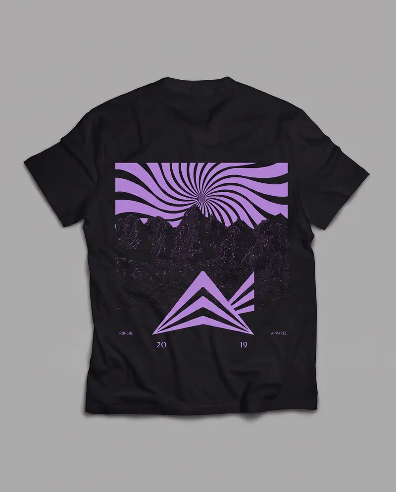 Violet Vortex Tee