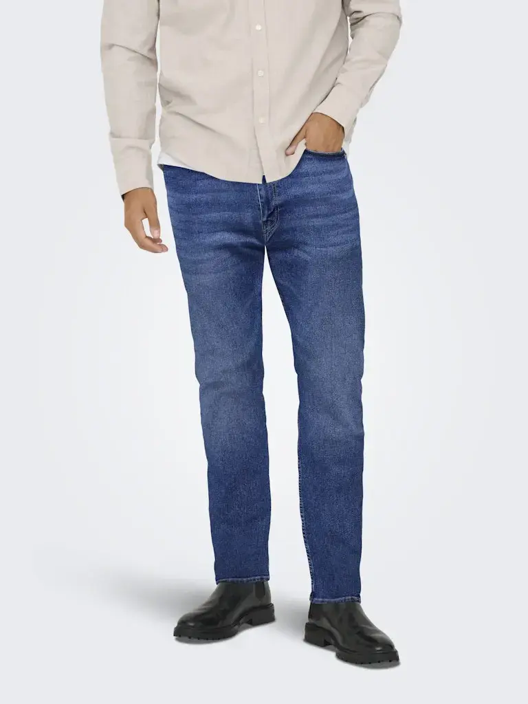 WEFT Flex Jeans Regular Jax - Medium Blue Denim