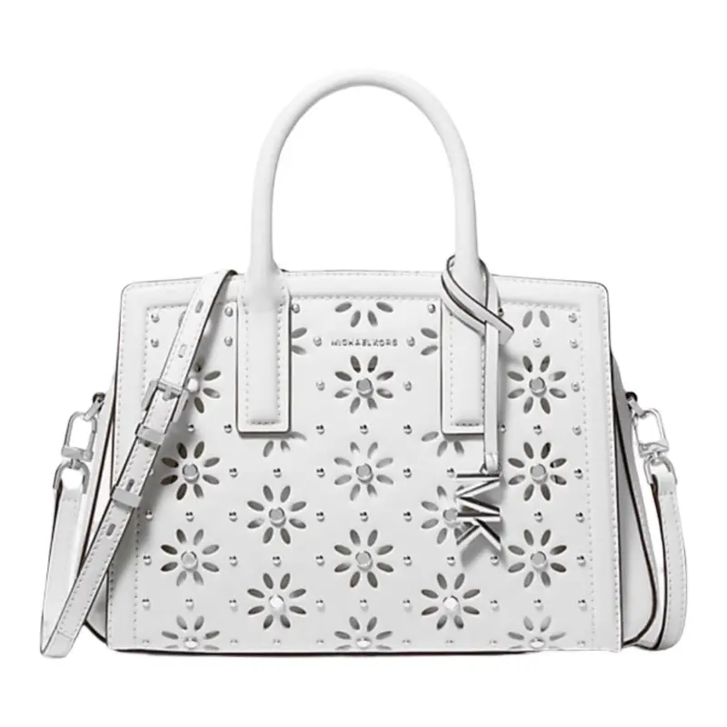 White Laila Satchel