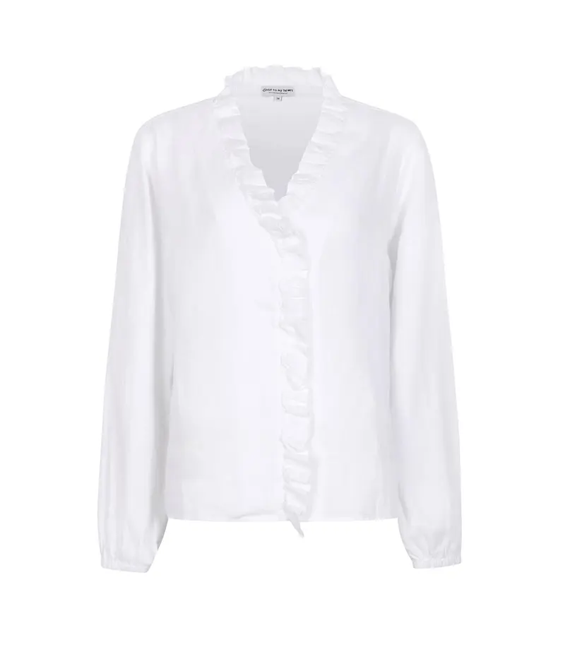 White Lynnie Blouse