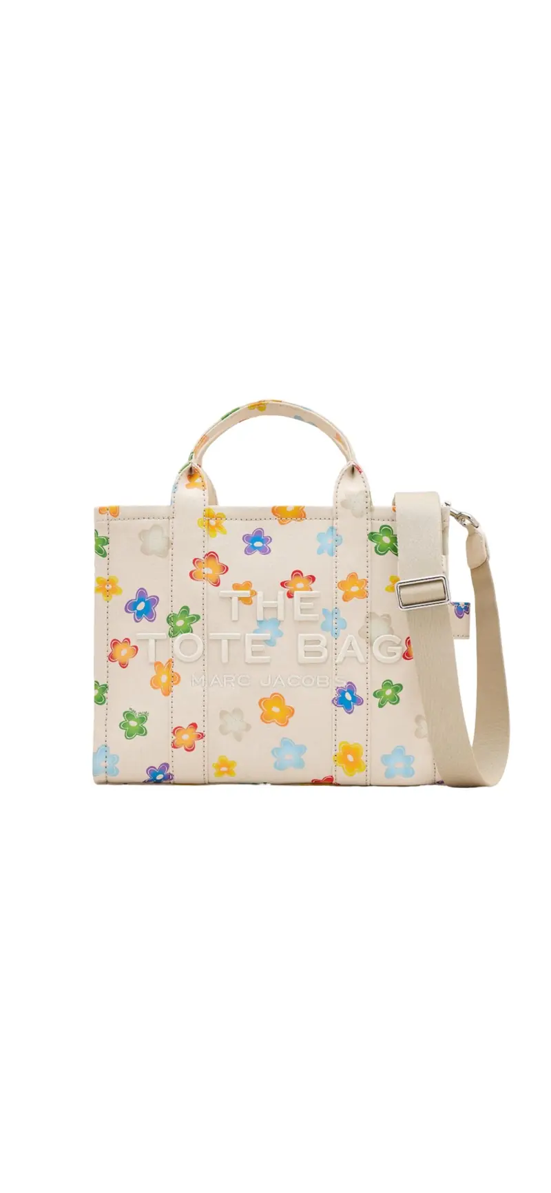 White Multi The Medium Tote