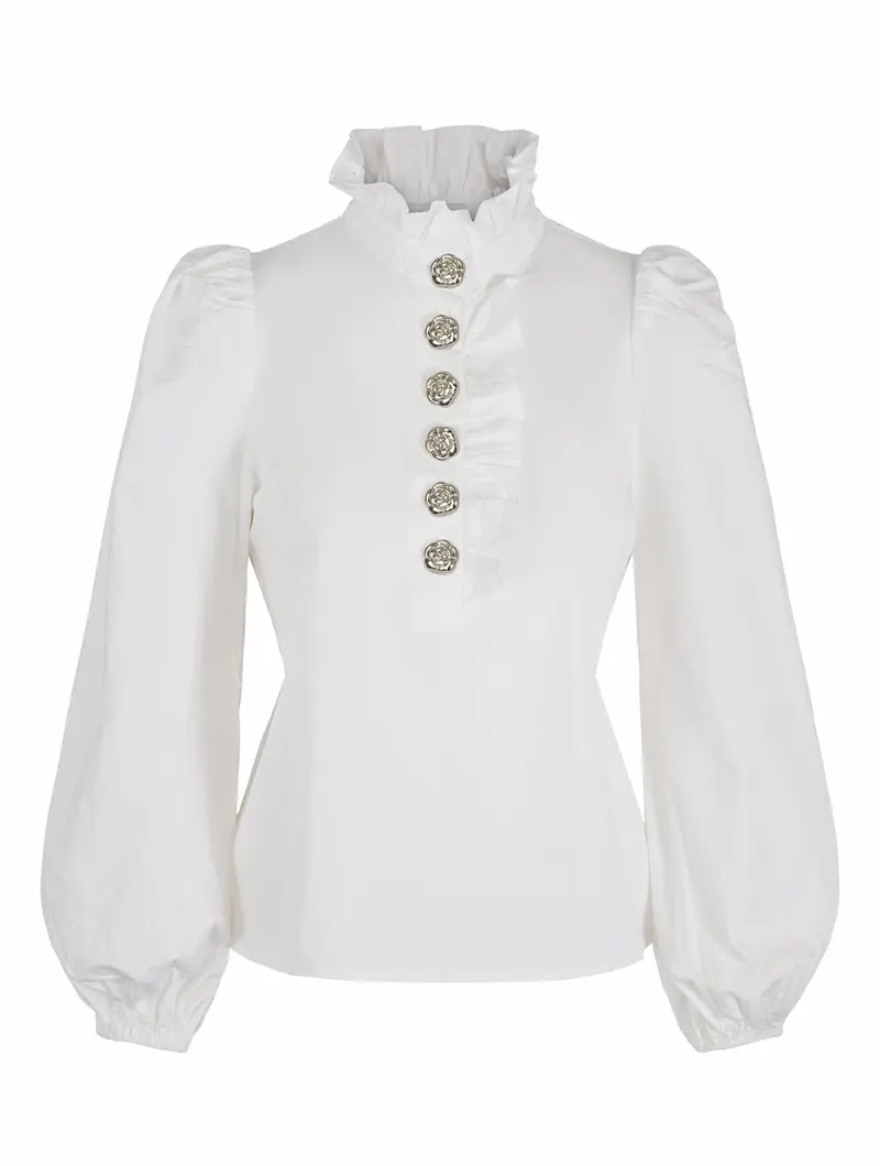 White Sally Blouse