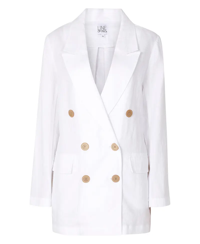 White Strong Blazer